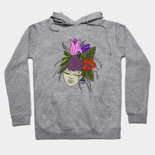 Flowers in my hair Hoodie